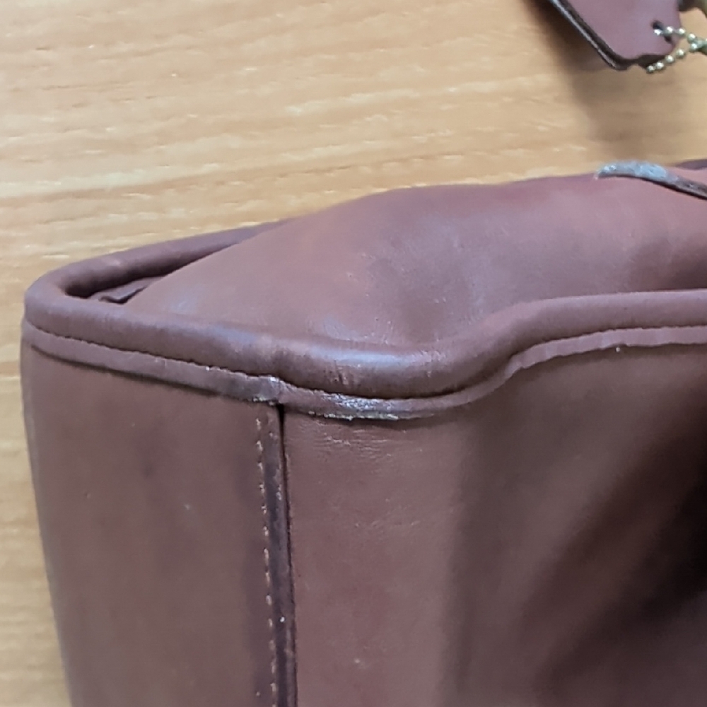 Coach Mahogany Leather Crossbody Top-Handle Bag - Picture 12 of 15